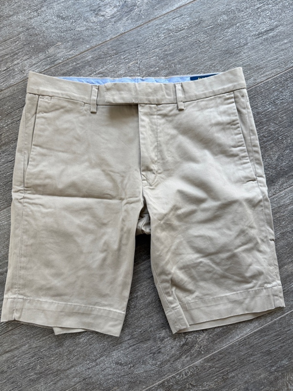 Polo Ralph Lauren Men's Casual Beige Chino Shorts Sl Stretch Size 30